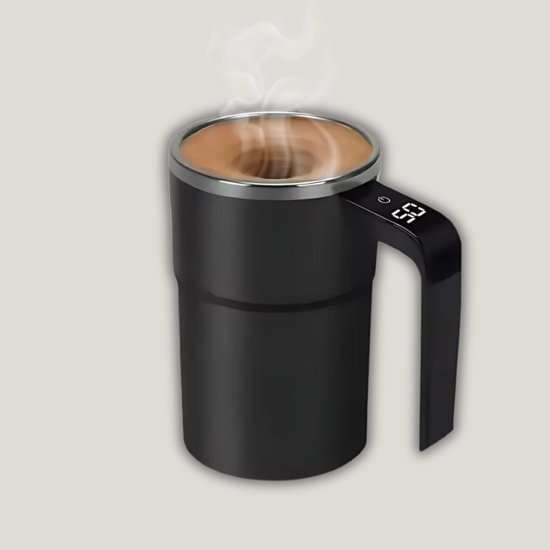 Brooklyn Smart Cup | Self-Stirring & Temperature Display Coffee Mug