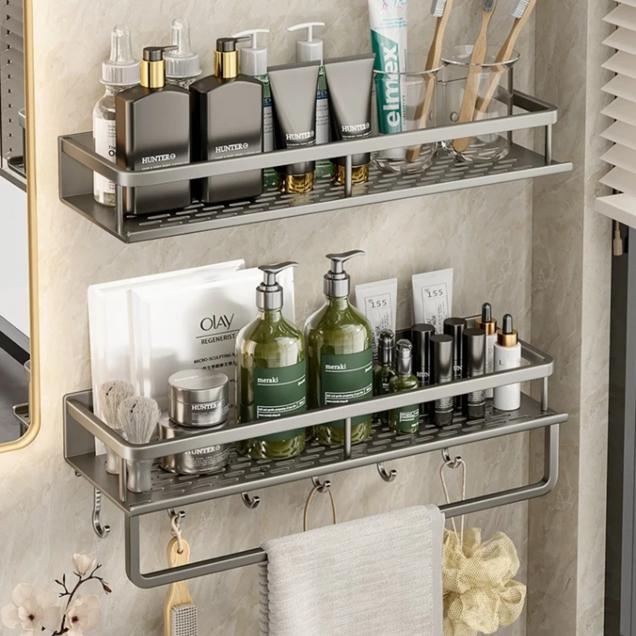 Zayn Bathroom Shelf | Waterproof Organizer