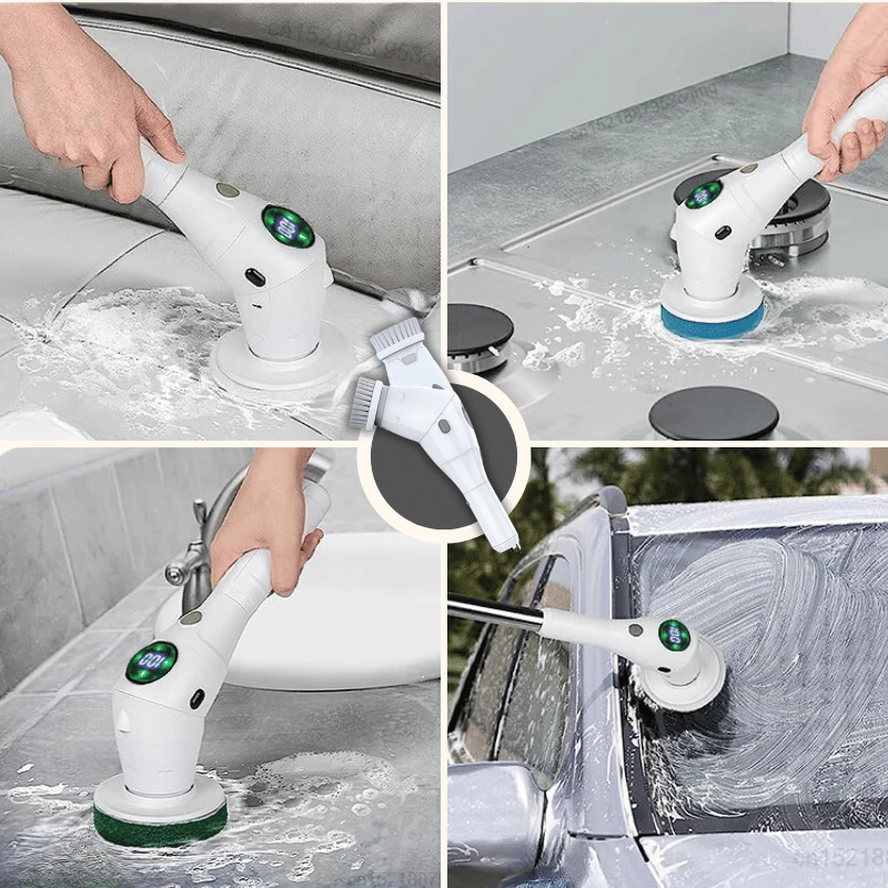 Julia Time-Saver Electric Spin Scrubber | Cordless | Electric Cleaning Brush