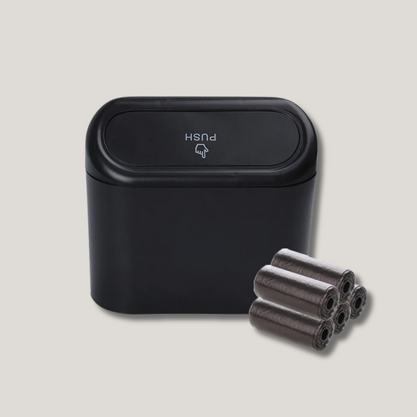 Rowan Car Trash Bin + 100 bags | Car Waste Bin