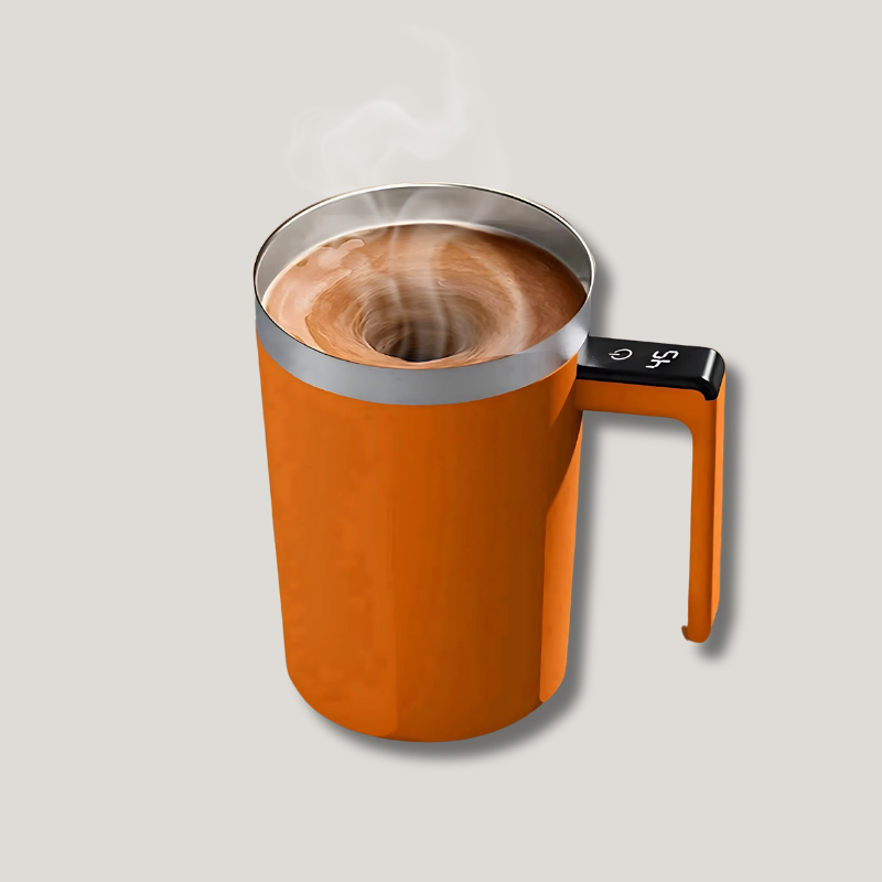 Brooklyn Smart Cup | Self-Stirring & Temperature Display Coffee Mug