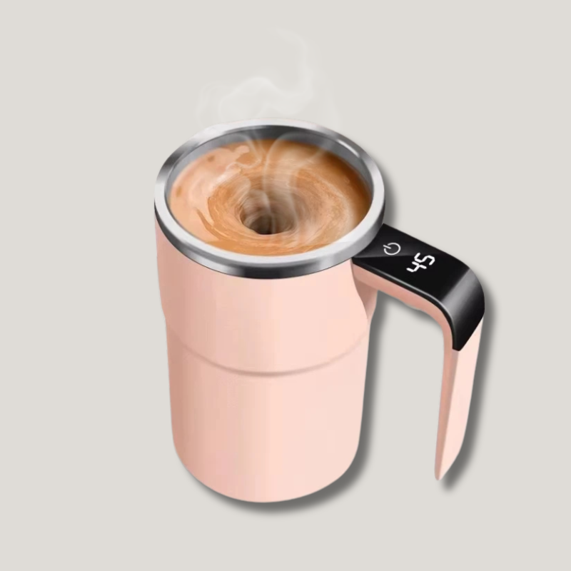 Brooklyn Smart Cup | Self-Stirring & Temperature Display Coffee Mug